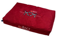 Thumbnail for Rogz Flat Pod Red Heart Dog Bed - RED HEART M