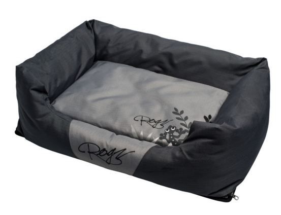 Rogz Spice Pod Silver Gecko Dog Bed - SILVER GECKO S