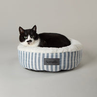 Scruffs Coastal Cat Bed - Blue Small