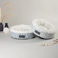 Scruffs Coastal Cat Bed - Blue Small