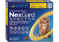 NEXGARD SPECTRA, CHEWABLE TABLETS, S