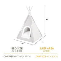 Scruffs Stockholm Felt TeePee Cat Bed - Tan
