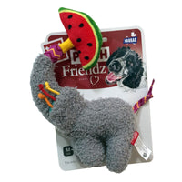 Thumbnail for Plush Friendz Elephant with Squeaker and Crinkle S/M