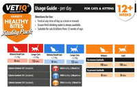 VETIQ Healthy Bites Variety Vitality Pack Cat Treats 4 x 65g -