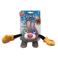 Thumbnail for Rock Zoo King Boxer Rabbit with Squeaker & Crinkle S