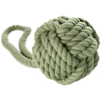 Hunter Inari Ball with Handloop Dog Toy - Green 6CM