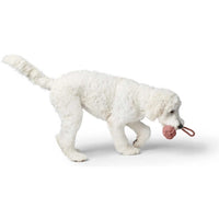 Hunter Inari Ball with Handloop Dog Toy - Pastel Red 6CM