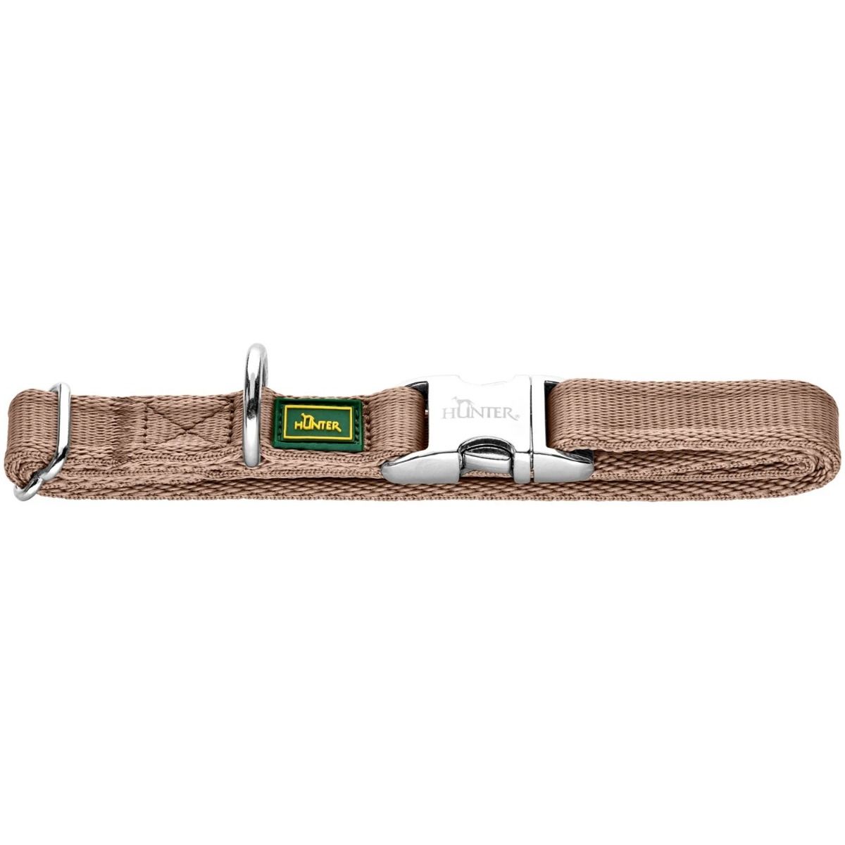 Hunter Inari Vario Basic Alu-Strong Dog Collar - Beige Medium