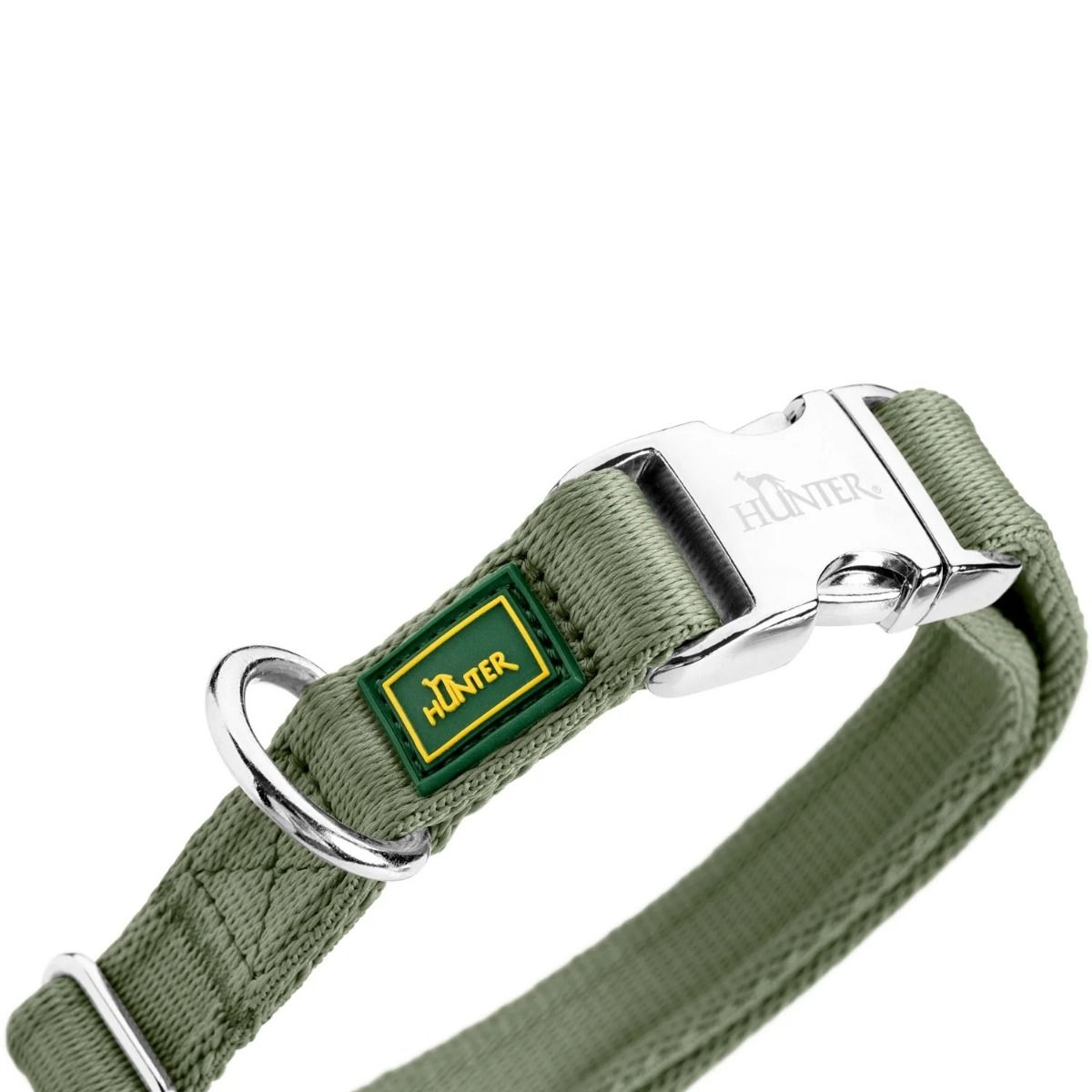 Hunter Inari Vario Basic Alu-Strong Dog Collar - Pastel Green Large