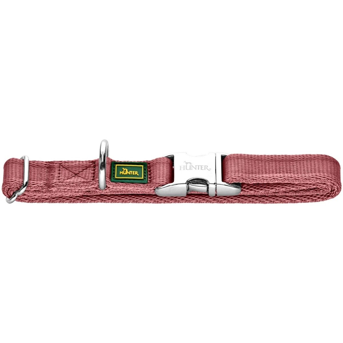 Hunter Inari Vario Basic Alu-Strong Dog Collar - Pastel Red Large