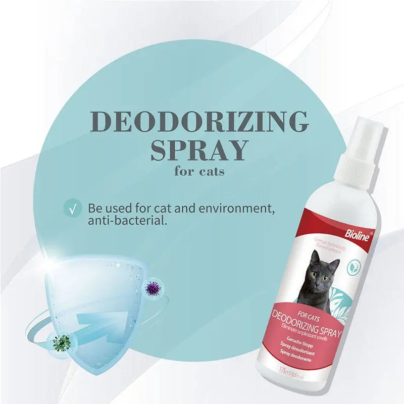 Bioline Deodorizing Spray Cat 175ml[Volume - 175ml, Weight - 250g]