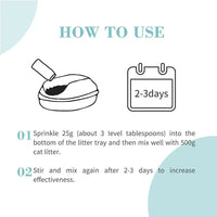 Bioline Cat Litter Deodorizer 425g[Weight - 425g, Dimension - 15.2 x 6.9 x 6.6cm]