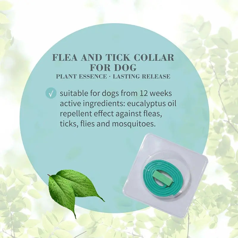 Bioline Flea and Tick Collar for Dogs - 60cm[Length - 60cm, Weight - 34g]