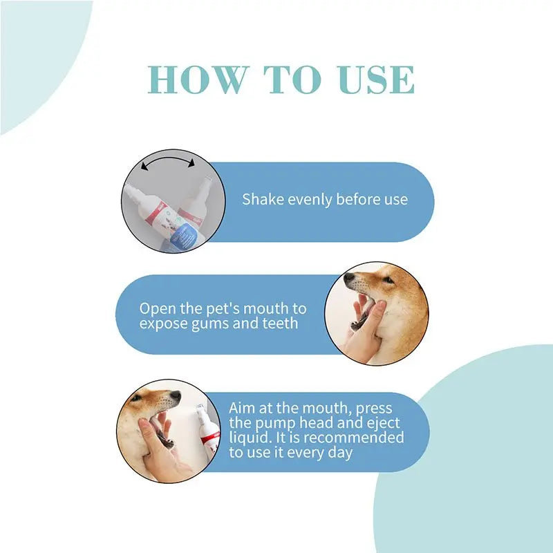 Bioline Teeth Cleaning Spray For Dogs 175ml[Volume - 175ml]