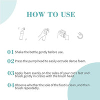 Bioline  Paw Cleaning Foam(Cat)[Volume - 100ml]