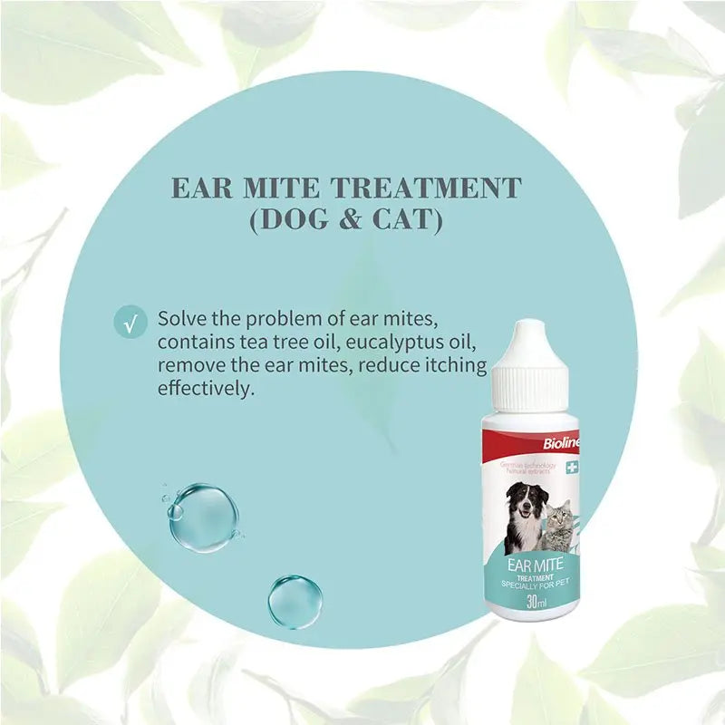 Bioline Ear Mite Treatment[Volume - 30ml]