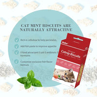 Bioline Catnip Biscuits 80g[Flavor - Salmon]