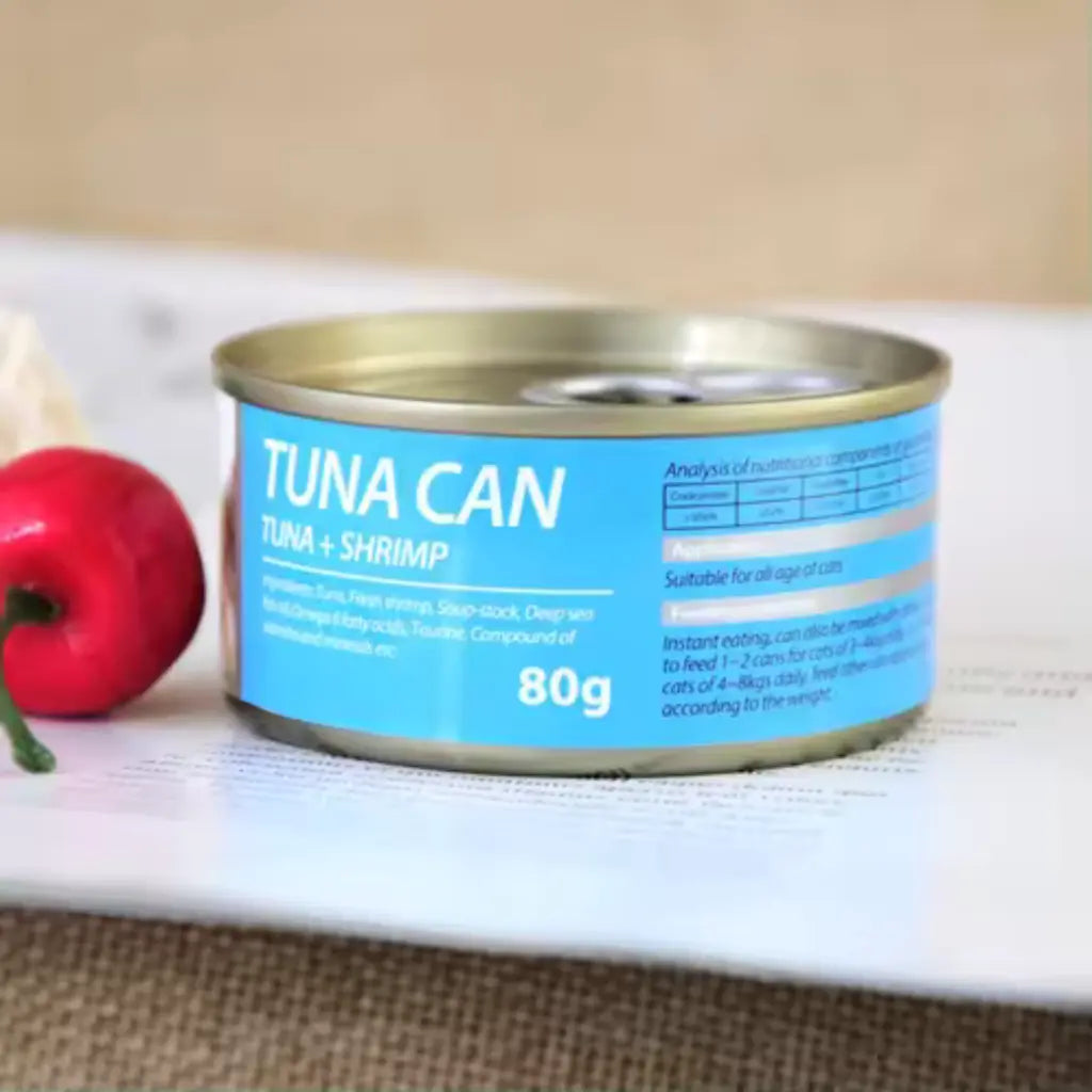 Bioline Cat Tuna Can 85g -Min Order 24 pcs (24 Cans / Box)[Flavor - Tuna + Shrimp]