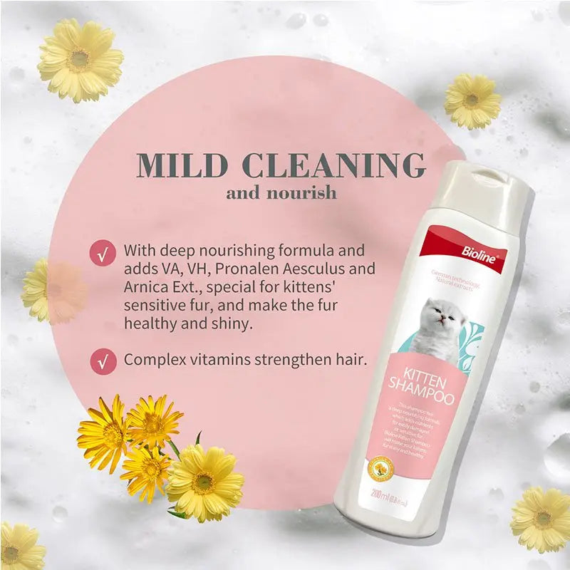 Bioline Kitten Shampoo 200ml[Volume - 200ml]