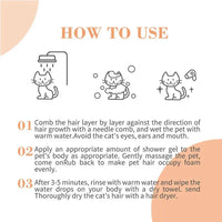 Bioline Multi Coloured Hair Shampoo For Cats 200ml[Volume - 200ml]
