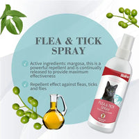 Bioline Flea and Tick Spray for Cat 175 ml[Volume - 175ml]