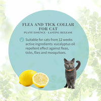 Bioline Flea and Tick Collar Cat  35cm[Flavor - Eucalyptus & Lemon]