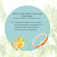 Bioline Flea and Tick Dog Collar 60cm[Flavor - Margosa & Sweet Orange]