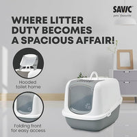 Savic Nestor Jumbo Cat Toilet Home - Red
