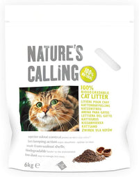 Natures Calling Biodegradable Cat Litter - 6kg