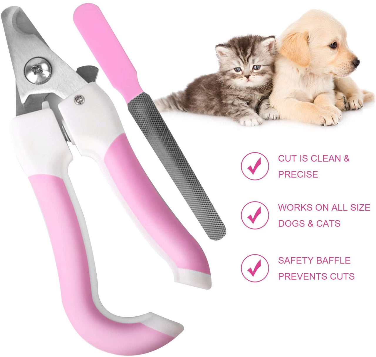 yzhtbrush Dog/Cat Nail Clippers and Nail Trimmer- Nail File