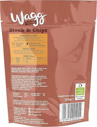 Wagg Steak & Chips Beef & Potato Tasty Bites Oven Baked Dog Treats 125g - 125g