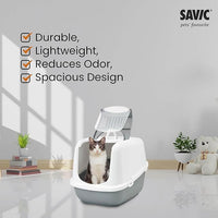 Savic Nestor Jumbo Cat Toilet Home - Red