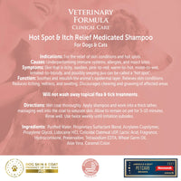 Synergy Labs Veterinary Formula Clinical Care Hot Spot & Itch Relief Medicated Shampoo For Dogs & Cats[Volume - 473ml]