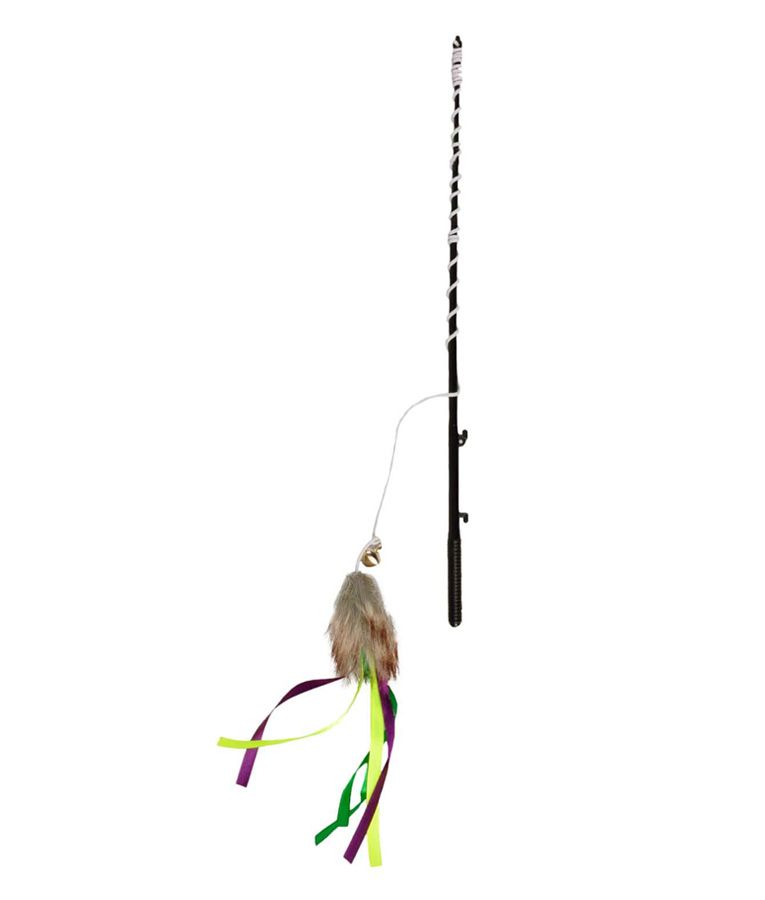 Flamingo Brendan Fishing Rod Dangler Cat Toy - 30CM