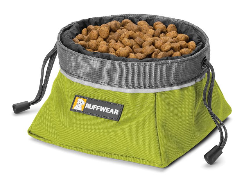 Ruffwear Quencher Cinch Top Packable Dog Bowl  - Spring Mountain Medium