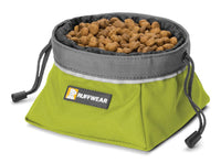 Thumbnail for Ruffwear Quencher Cinch Top Packable Dog Bowl  - Spring Mountain Medium