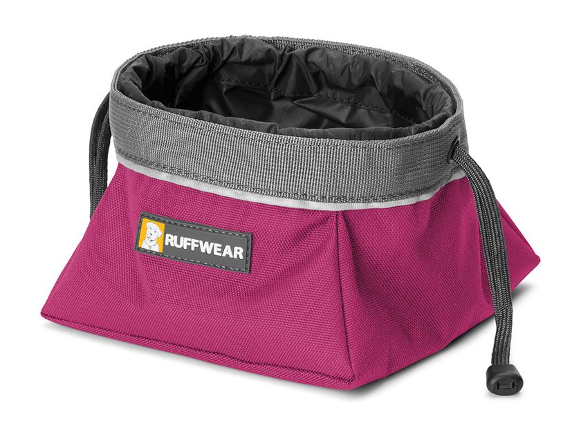 Ruffwear Quencher Cinch Top Packable Dog Bowl  - PURP M