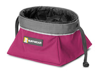 Thumbnail for Ruffwear Quencher Cinch Top Packable Dog Bowl  - PURP M