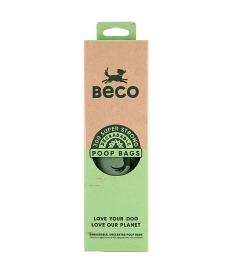 Beco Pets Unscented Poop Bags Dispenser Pack 300pcs - 300 pcs