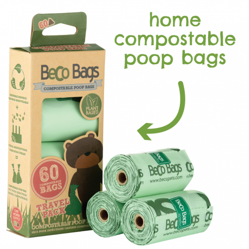 Beco Pets Unscented Compostable Poop Bags 60pcs - 60 pcs