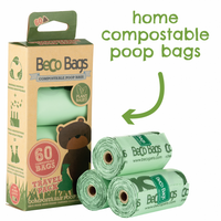 Thumbnail for Beco Pets Unscented Compostable Poop Bags 60pcs - 60 pcs