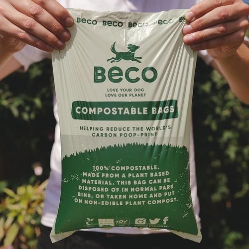 Beco Pets Unscented Compostable Poop Bags 60pcs - 60 pcs