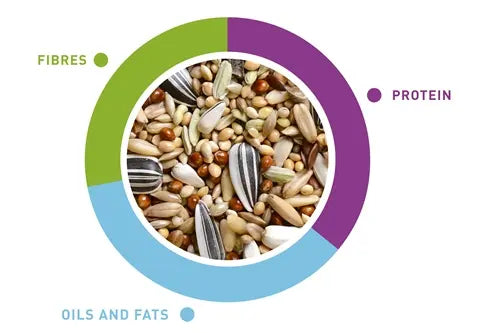 Padovan Naturalmix Parrocchetti[Weight - 850g]