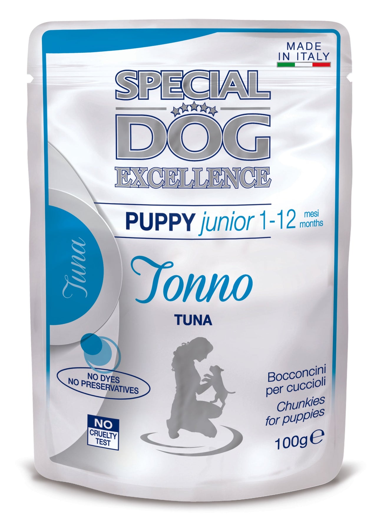 Excellence - Dog Wet Pouches Puppy & Junior with tuna -100g
