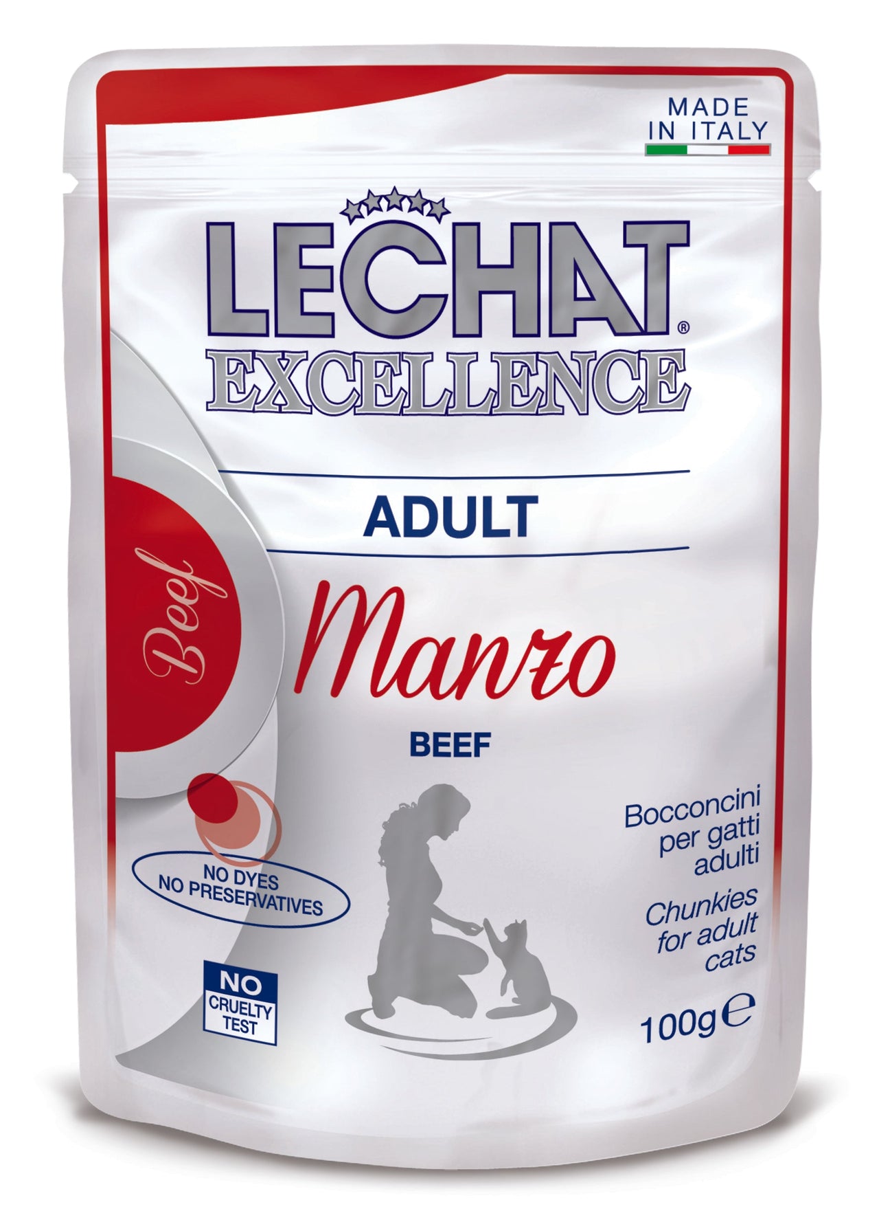 Excellence - Cat Wet Pouches beef -100g