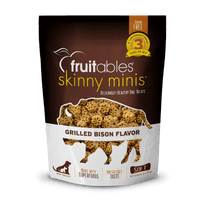 Thumbnail for Fruitables Skinny Minis Dog Treats Grilled Bison 141 gr