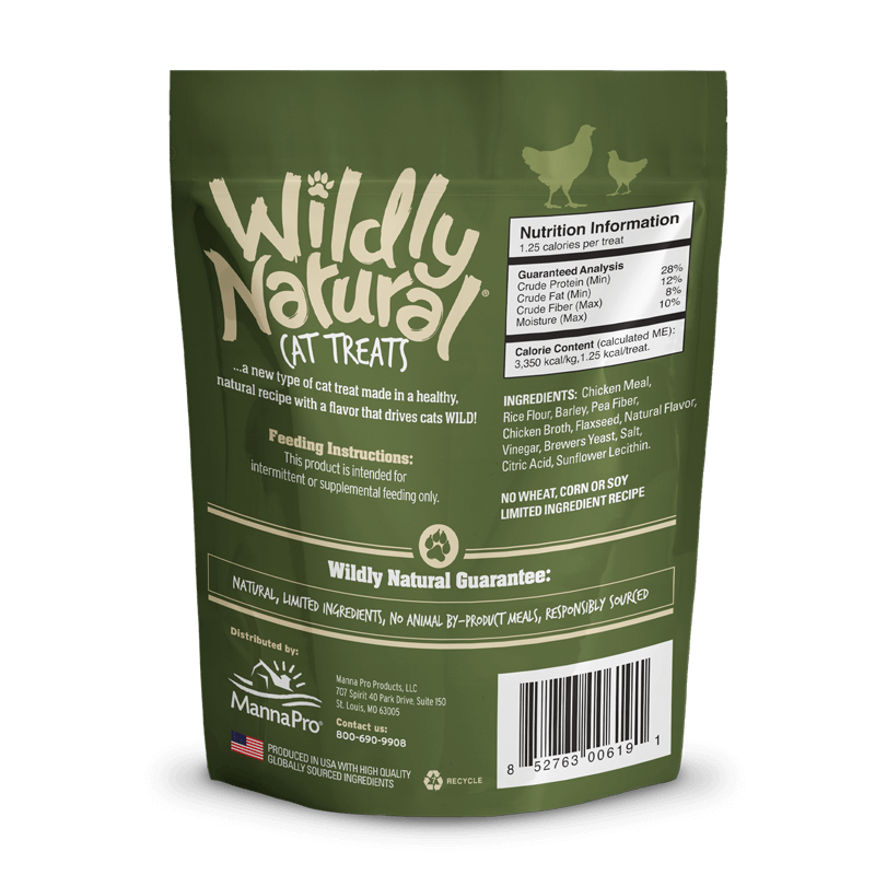 Fruitables Wildly Natural Cat Treats – Chicken Flavor (71g)