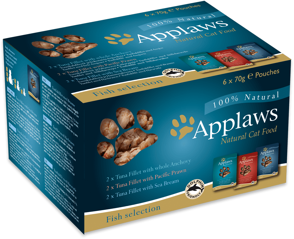 Applaws Fish Selection Adult Wet Cat Food 6 x 70g Pouch - 70G