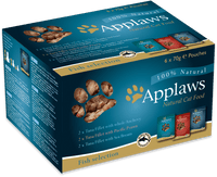 Thumbnail for Applaws Fish Selection Adult Wet Cat Food 6 x 70g Pouch - 70G