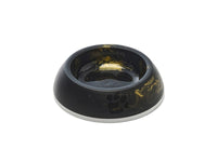Thumbnail for Savic Delice Cat Bowl Marble - Black/Gold 0.2l